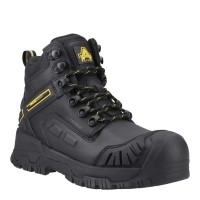 Amblers AS614C Black Waterproof Womens Safety Boots