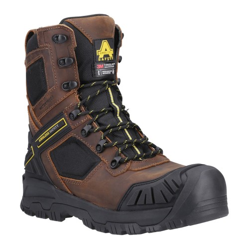 Amblers AS964C Detonate Waterproof Safety Boots Brown Amblers AS964C Detonate Waterproof Safety Boots Brown