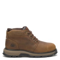 CAT Exposition Safety Boots Brown
