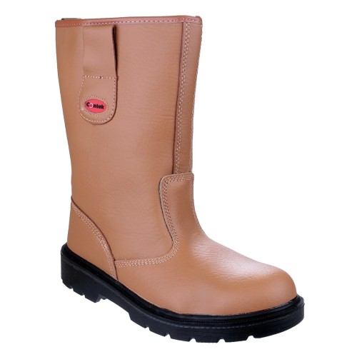 Centek FS334 Tan S1P Safety Rigger Boots Steel Toecap Centek FS334 Tan S1P Safety Rigger Boots Steel Toecap
