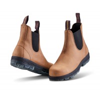 Grubs Fury Safety Tan Safety Boots