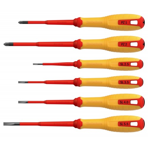 Hultafors VDE Screwdriver Set PZ & SL Hultafors VDE Screwdriver Set PZ & SL