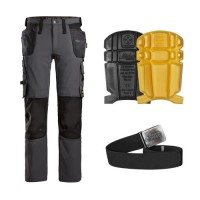 Snickers 6271 Stretch Trousers Kit inc 9110 Kneepads & PTD Belt