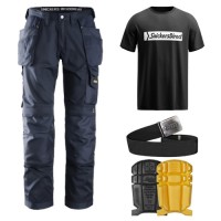 Snickers 3211 Kit Inc 9110 Kneepads & SnickersDirect T-Shirt, PTD Belt