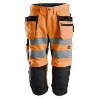 Snickers 6134 LiteWork Hi-Vis Pirate Trousers Holster Pockets