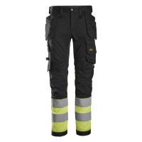 Snickers 6234 Hi-Vis Stretch Trousers Holster Pockets