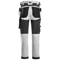 Snickers 6241 White Stretch Painters Trousers Holster Pockets