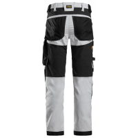 Snickers 6341 White Stretch Trousers Painters