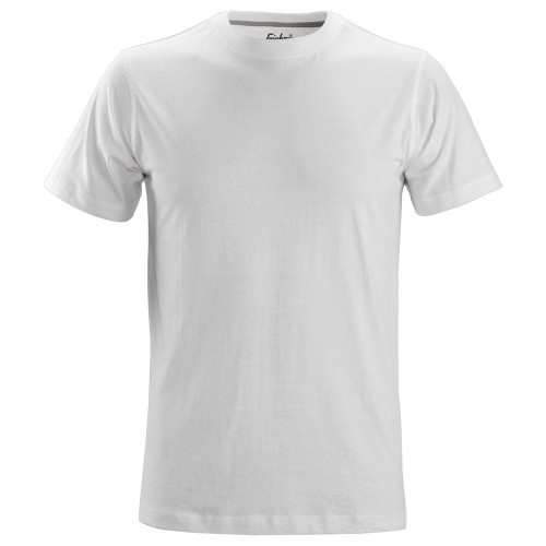 Snickers Workwear T-Shirt - Men's Grey Cotton T-Shirt X-Large With Reinforced Seams & Lycra Neck - View #6