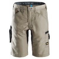 Snickers 6175 AllroundWork 4 Wege Stretch Shorts Mit Holstertaschen Stahlgrau Schwarz