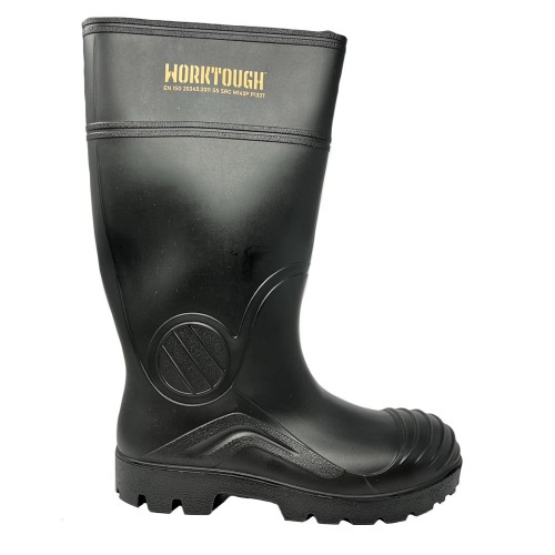 Worktough WT110 Black Wellington Safety Boots Worktough WT110 Black Wellington Safety Boots
