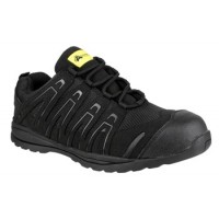 Amblers FS40C Black Safety Trainers