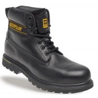 CAT Holton SB Black Steel Toe Safety Boots