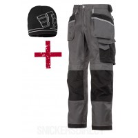 Snickers 3212 3-Series Trousers & 9093 Snickers Windstoper Hat