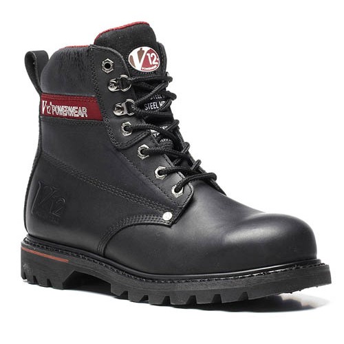 V12 Extra Large Safety Boots Steel Toe Cap PPE Work Shoe Boulder III V1235XL 